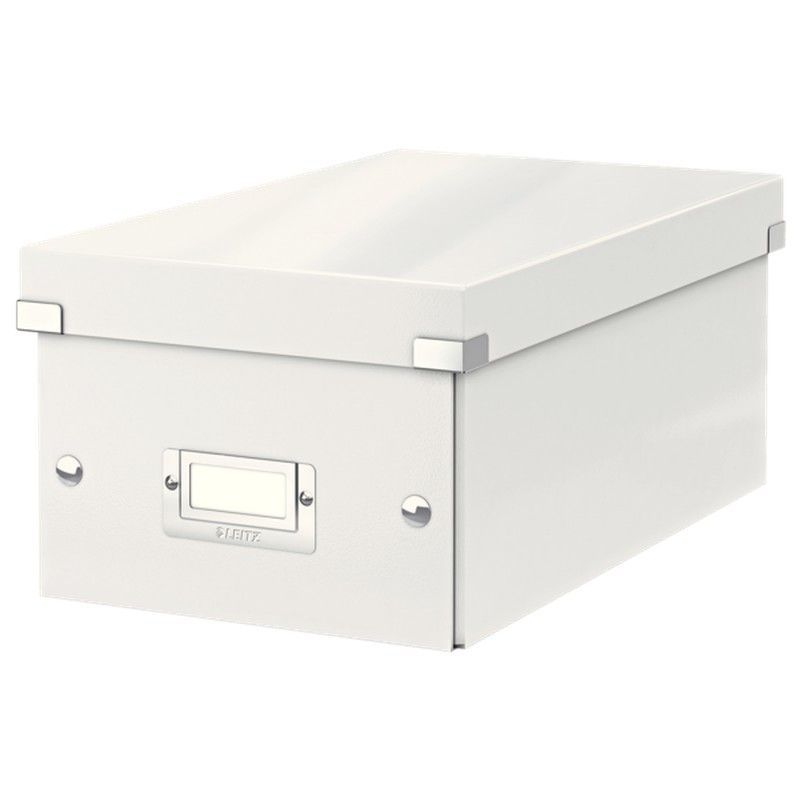 Caja Click & Store DVD Box (206x147x352 mm), blanco