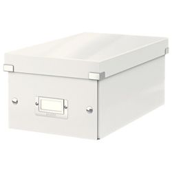 Caja Click & Store DVD Box (206x147x352 mm), blanco