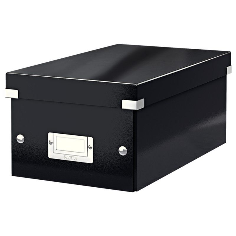 Caja Click & Store DVD Box (206x147x352 mm), negro