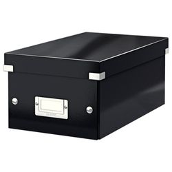 Caja Click & Store DVD Box (206x147x352 mm), negro