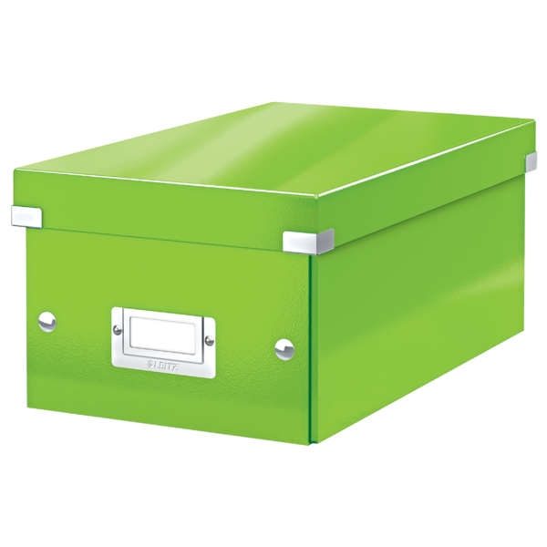 Caja Click & Store DVD Box (206x147x352 mm), verde