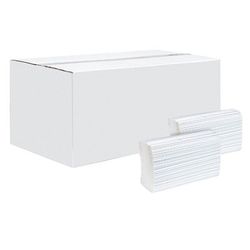 Caja con 20 paquetes de toallitas "z" de 2 capas