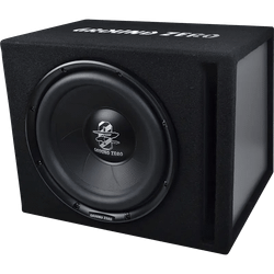Caja con Subwoofer GROUND ZERO GZIB 25BR | 25 cm / 10 Pulgadas | Vented (Bass-Reflex) | 250 W RMS