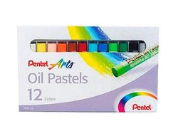 Caja de 12 pasteles de aceite Pentel