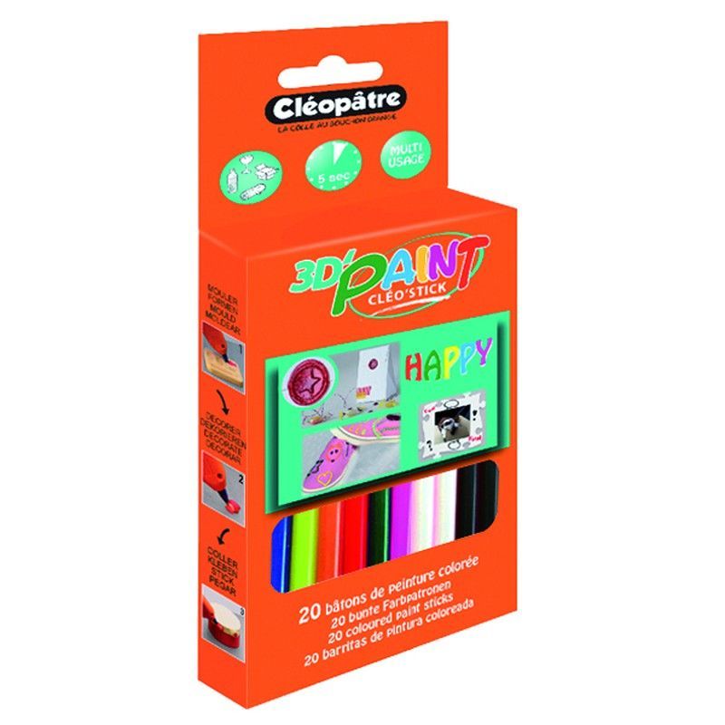 Caja de 20 barras de cola de pintura 3D