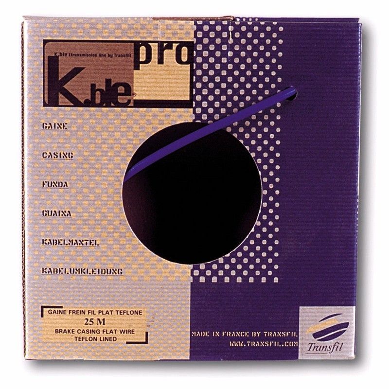 Caja de 25 metros funda freno con teflon azul