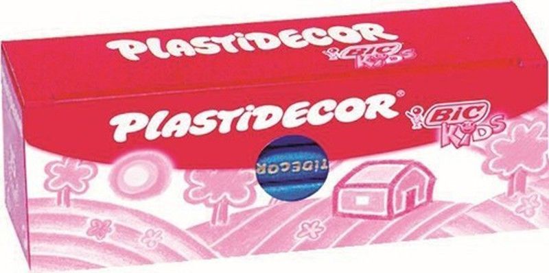 Caja de 25 pinturas cera plastidecor unicolor