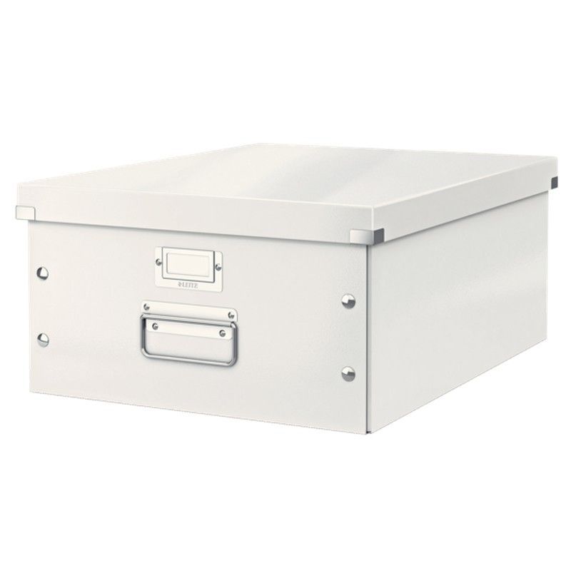 Caja de archivo universal Click & Store Grande (369x200x484 mm), blanco