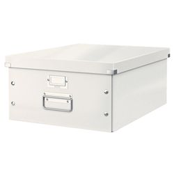 Caja de archivo universal Click & Store Grande (369x200x484 mm), blanco
