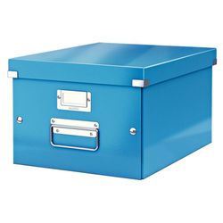 Caja de archivo universal Click & Store Mediana (281x200x369 mm), azul