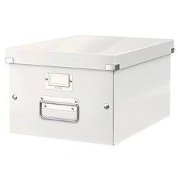 Caja de archivo universal Click & Store Mediana (281x200x369 mm), blanco