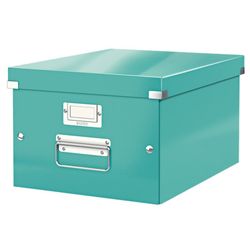 Caja de archivo universal Click & Store Mediana (281x200x369 mm), turquesa