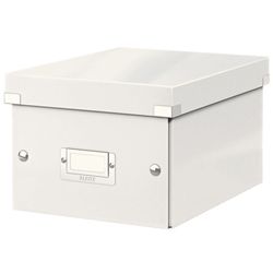 Caja de archivo universal Click & Store Pequeña (216x160x282 mm), blanco