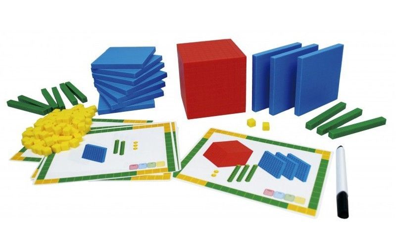 Caja de Base 10 + 6 tarjeta de actividades