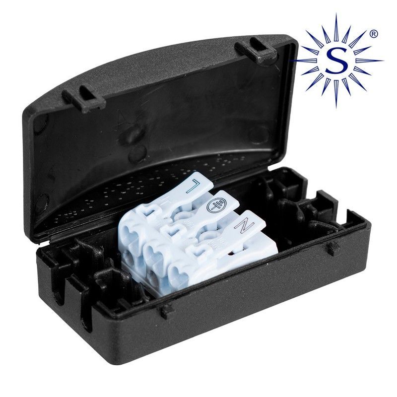 Caja de conexion para iluminacion p20 black series solera