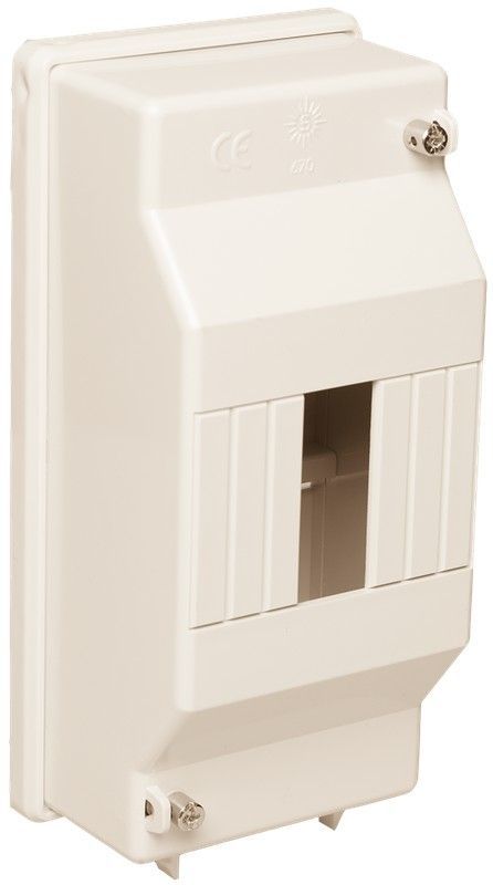 Caja de distribución de superficie para 4 elementos.