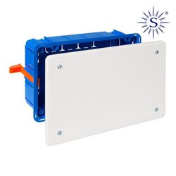 Caja de empalme para empotrar en tabiques huecos 164x106x47mm solera