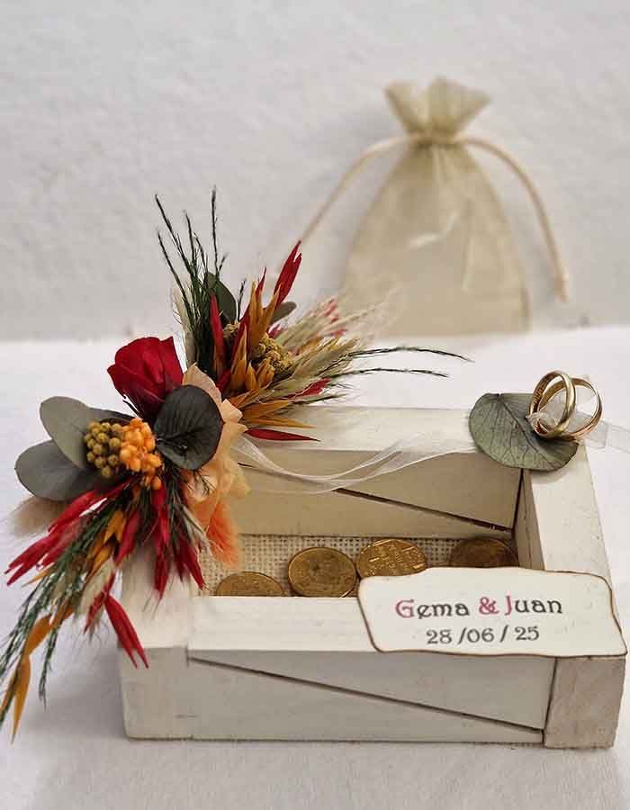 Caja de Madera para Bodas Iría