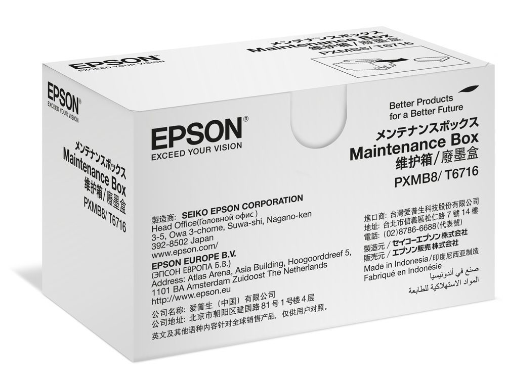Caja de mantenimiento epson t6716