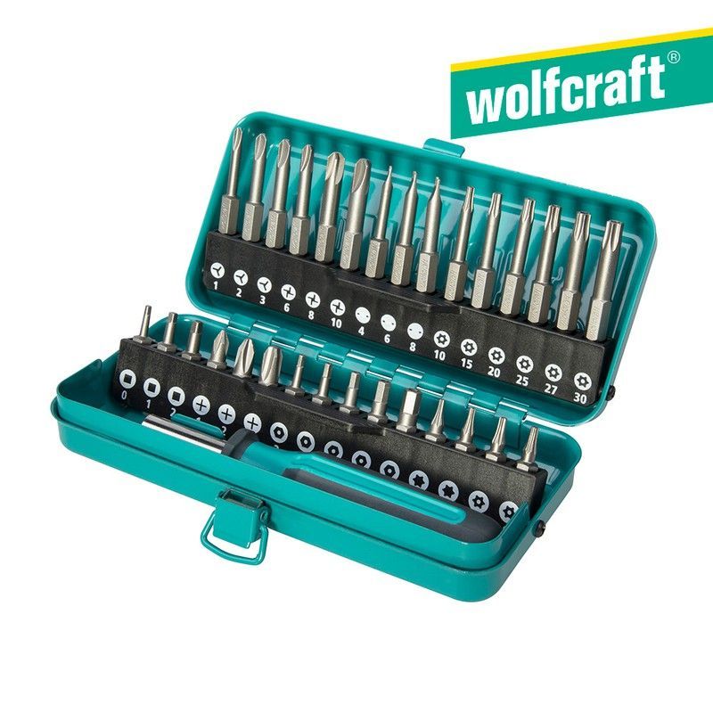 Caja De Puntas De Seguridad Combinadas 31 Piezas 1386000 Wolfcraft