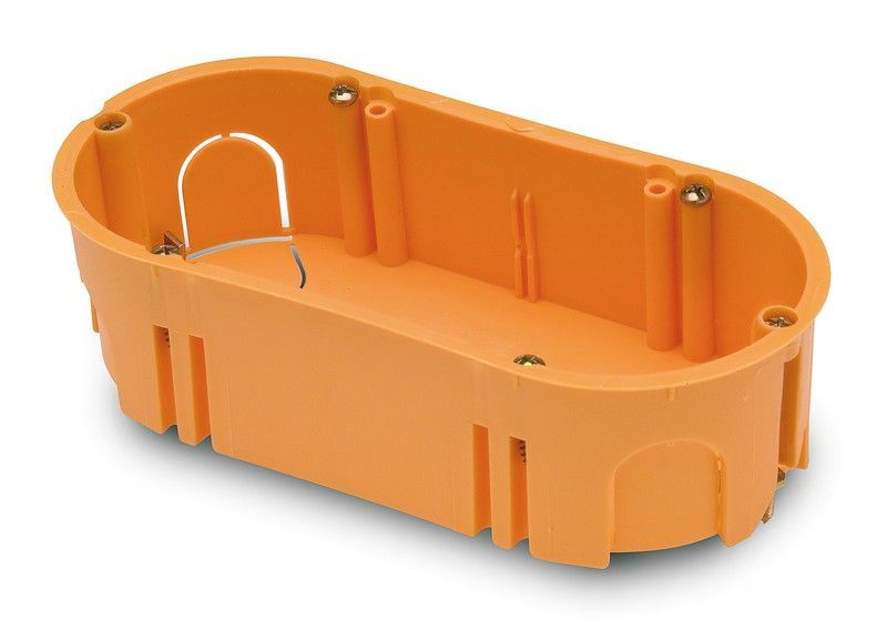 Caja doble de empotrar pladur universal para mecanismos FAMATEL 3256