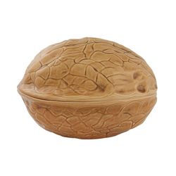 Caja grande de loza en arena , 32,2 x 24,5 x 21 cm | Frutos Secos