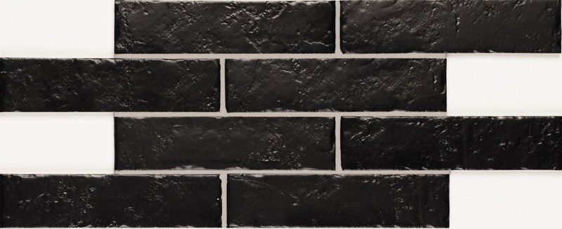Caja Gres porcelánico Boston Brick Black Natucer