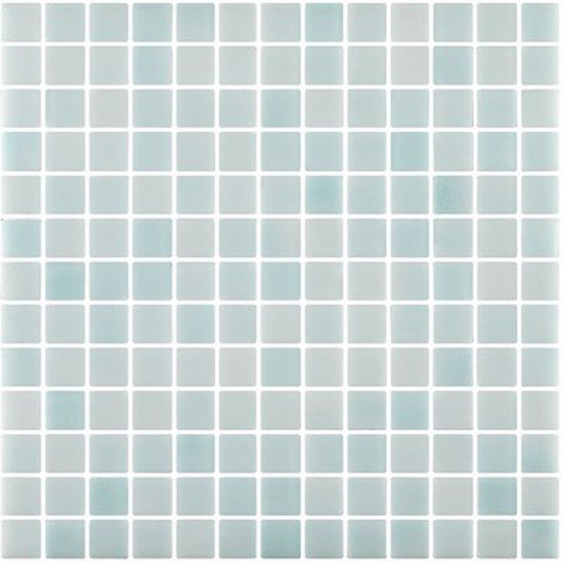 Caja Gresite en malla Niebla Menta 2,5 x 2,5 cm antideslizante 18 Mallas 2 m2 Togama