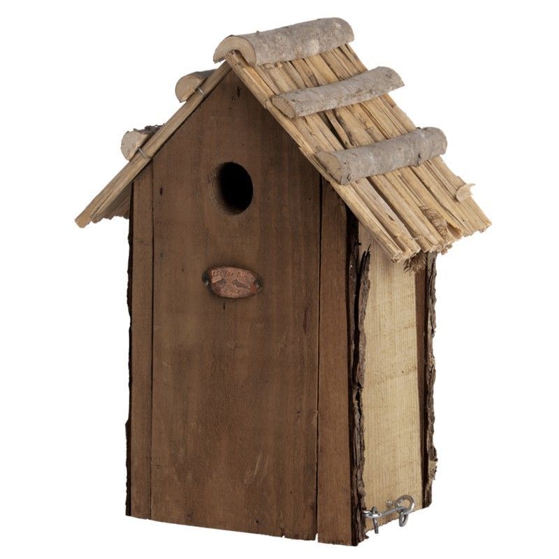 Caja Nido Carbonero Techo de Paja