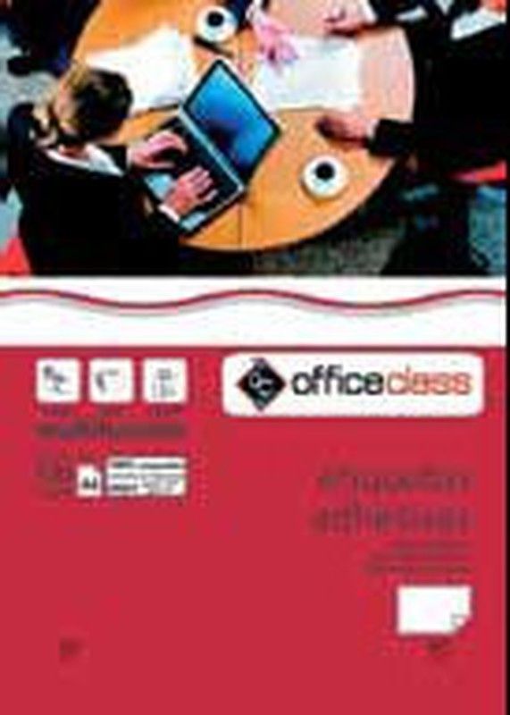 Caja officeclass  de etiquetas cantos rectos