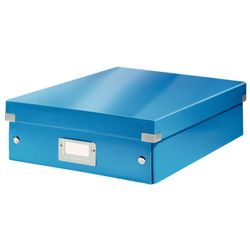 Caja organizadora Click & Store Mediana (280x100x370 mm), azul