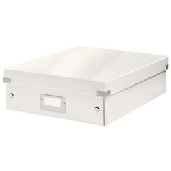 Caja organizadora Click & Store Mediana (280x100x370 mm), blanco