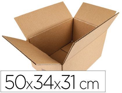 Caja para Embalar Q-Connect Americana Medidas 500X340X310 mm Espesor Carton 5 Mm
