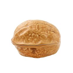 Caja pequeña de loza en arena , 14,5 x 11,6 x 10,9 cm | Frutos Secos