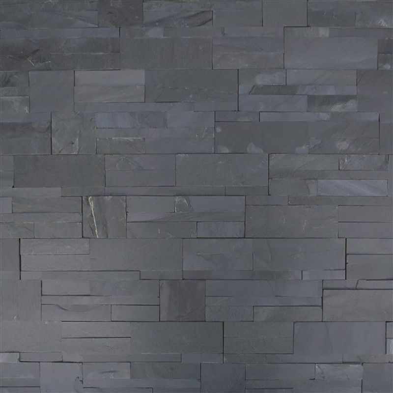 Caja Piedra premontada Mural Eco Negro 0,44m2 Piedras de Galicia