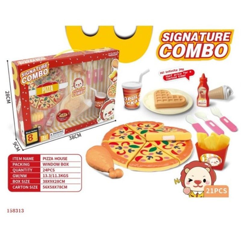 Caja Pizza House 21 Piezas