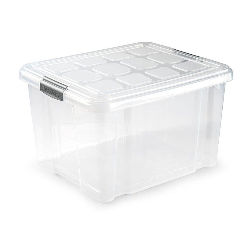 Caja Plast. 25l. Plata 42x36x25 Cm.