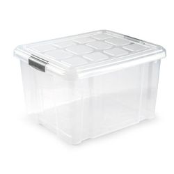Caja Plast. 25l. Plata 42x36x25 Cm.