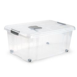 Caja Plast. 36l. Plata 59x40x25 Cm.