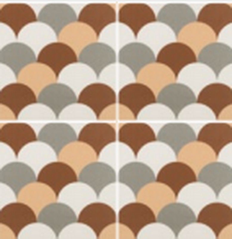 Caja Porcelánico 15x15 Marivent naranja   0,50 M2/Caja   22 Pzas Pissano