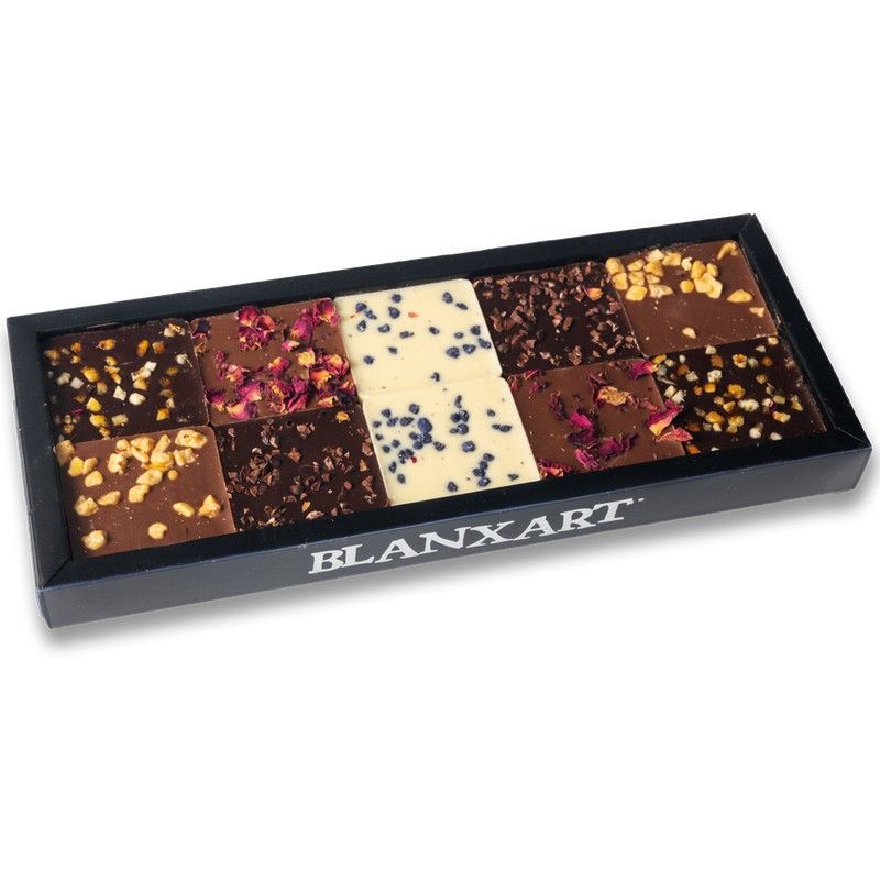 Caja regalo chocolate blanxart slabs10 200 grs