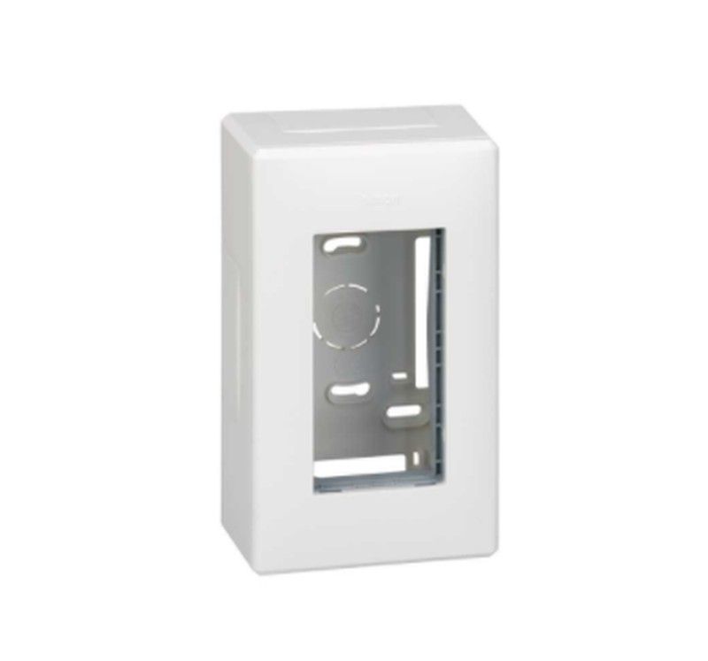 Caja superficie 500 Cima 1 módulo doble blanco  Simon 51000001-030