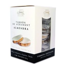 Caja Turrón Agramunt de Almendra 5x30 grs Gourmet Vicens