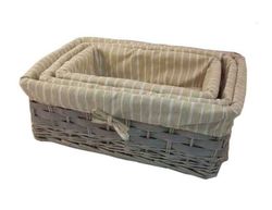 Cajas de mimbre rattan Country