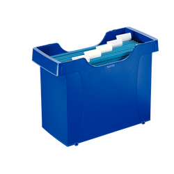 Cajetín carpetas colgantes Leitz Plus, azul