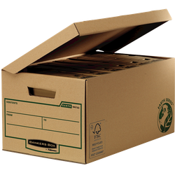 Cajon Fellowes Carton Reciclado para Almacenamiento de Archivadores Capacidad 6 Cajas de Archivo 80 Mm 4472205
