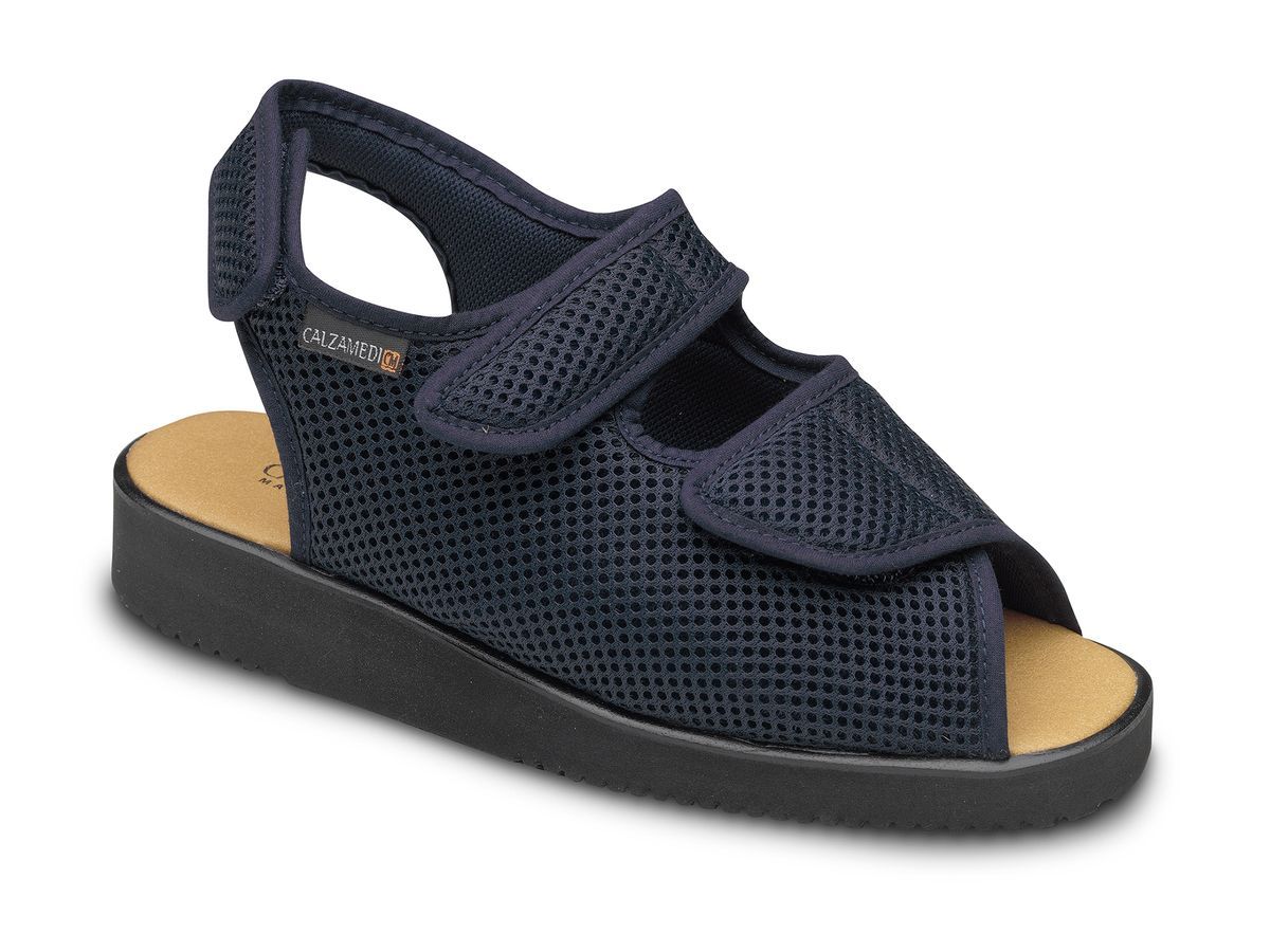 Calazamedi Zapatilla de Rejilla Con Apertura Total AZUL 233