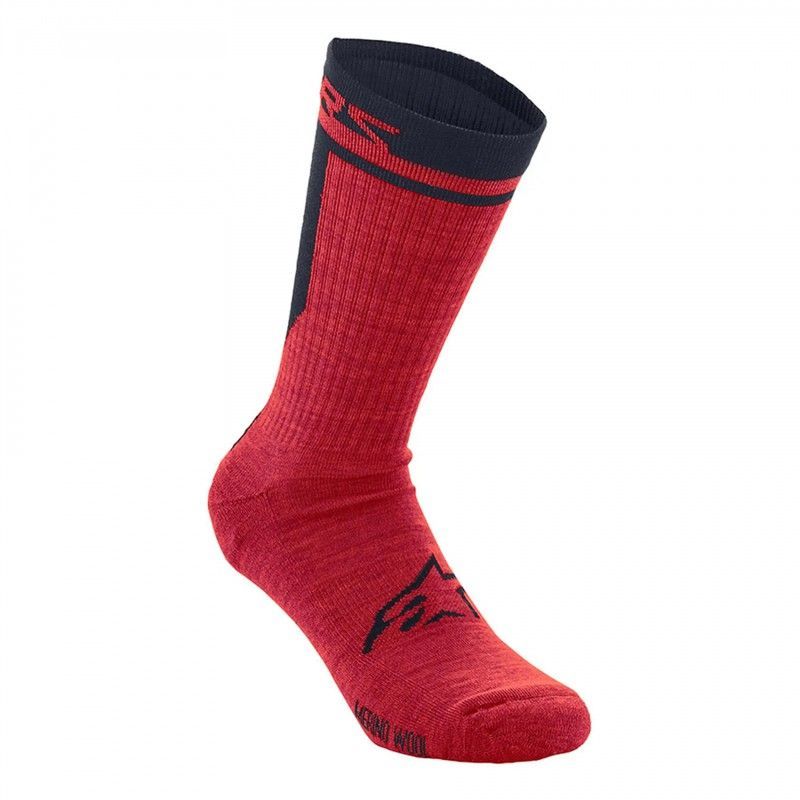 🧦🔥❄️ Calcetín Alpinestars Merino 24 Rojo/Negro | Calidez Natural y Rendimiento Premium