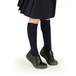 Calcetin Colegial Liso Alto