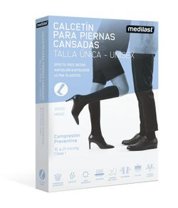 Calcetín compresion preventiva  ultra elástico medilast